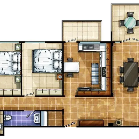 Central, Homely & Bright Gem With Balcony, Fast Wifi & Workspace By The Front Desk 레메소스